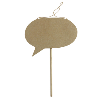 Dymek komiksowy - rekwizyty do zdjęć 17 x 25,5 cm AC851 C, Decopatch