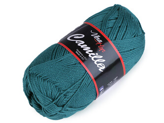 Bavlněná pletací příze Camilla 50 g - 1 ks - 33 (8132) petrolejová