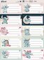 Naklejki na zeszyty pasek Stitch mix