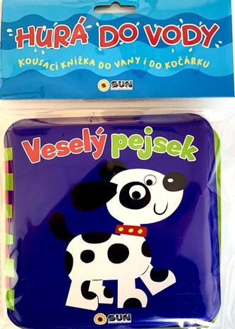 Hurá do vody Veselý pejsek - Kousací nížka do vany i do kočárku