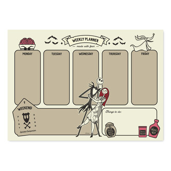 Plánovač Nightmare Before Christmas, 29,7 x 21 cm