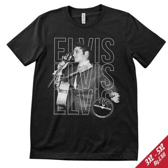 Tričko Elvis Presley - Elvis, Elvis, Elvis, 4XL