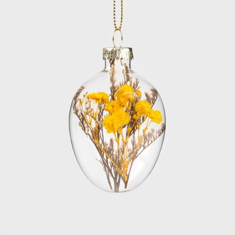 Velikonoční přívěsek | NEVES | vajíčko s květy malé žluté | 878881