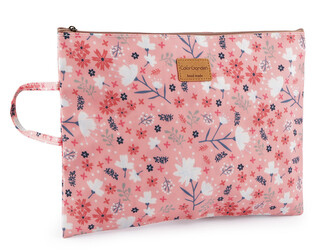 Pouzdro voděodolné se zipem hand made 33x24,5 cm - 1 ks - 2 pudrová