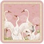 Korkové podložky pod skleničky Dancing Herons