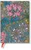 Notes William Morris Morris Pink Honeysuckle Midi w linię 144 str., Paperblanks