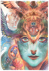 Szkicownik Android Jones Dharma Dragon Grande 200g/m2 112 k., Paperblanks