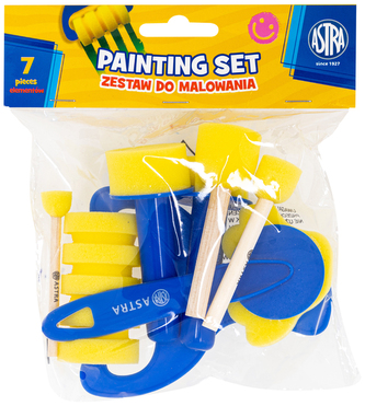 Zestaw gąbek i wałków do malowania 1 ASTRA – 7-el., Astra