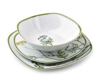 VILLAGE DILL Komplet obiadowy 18 części VILLAGE DILL Komplet obiadowy 18 części