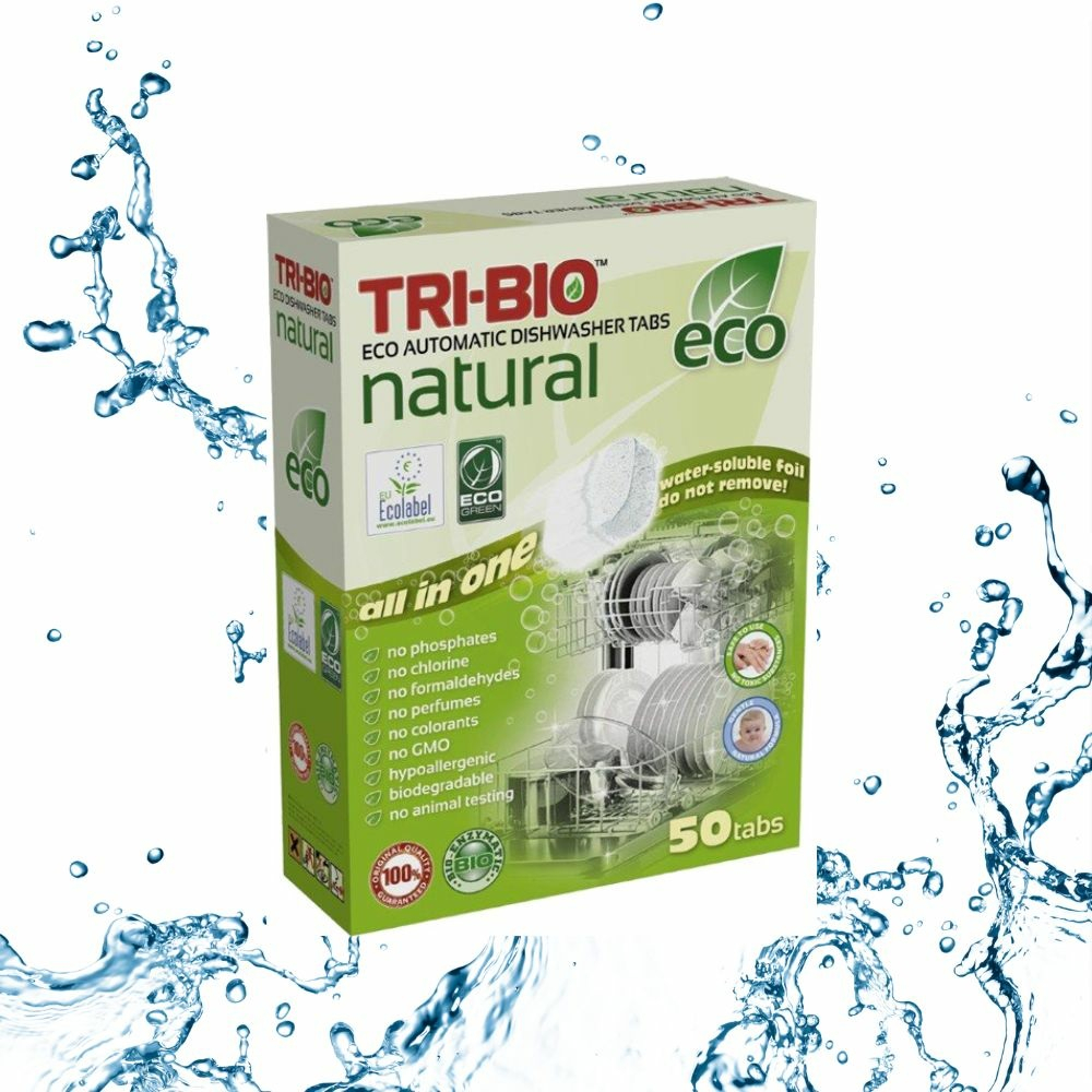 TRI-BIO Tabletki do zmywarki All in one50szt (20gx50)