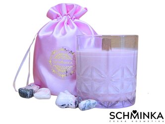 Luxusní Sójová Svíčka 'POHLAZENÍ' s Dřevěným Knotem a Esenciálními Oleji