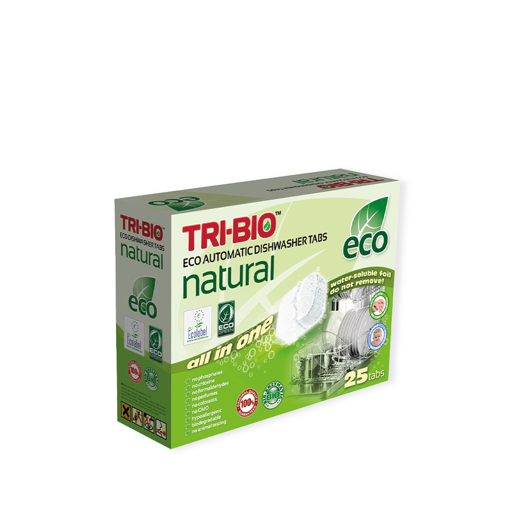 TRI-BIO Tabletki do zmywarki All in one25szt (20gx25)