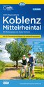 ADFC-Regionalkarte Koblenz Mittelrheintal, 1:75.000, mit Tagestourenvorschlägen, reiß- und wetterfest, E-Bike-geeignet, GPS-Trac