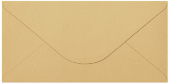 Koperta DL Pearl złoty K. 150 g/m2 op. 10szt. 280188, Galeria Papieru