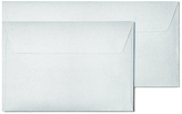Koperty DL 110x220 Pearl srebrny P 120g/m2 10szt., Galeria Papieru