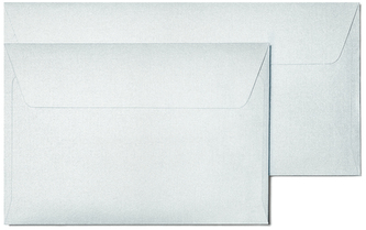 Koperty DL 110x220 Pearl srebrny P 120g/m2 10szt., Galeria Papieru