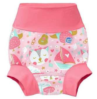 Splash About Nové Plavky Happy Nappy - Sova a Kočička Vel. L