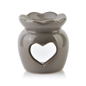 Aroma lampa Srdce šedá