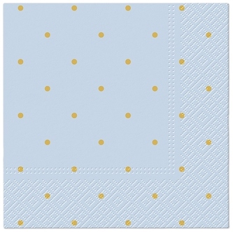 Serwetki 33x33cm Golden Dotslight op. 20szt. SDL144005, Paw