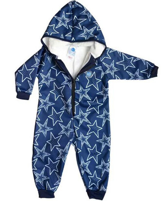 Splash About Nepromokavá neoprenová kombinéza s fleecovou podšívkou Hvězdy Vel. 6-12 měsíců