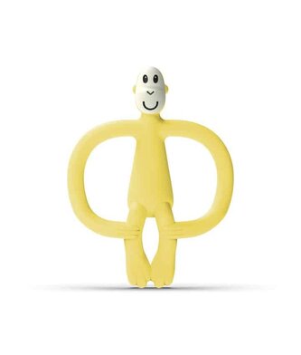 HRYZÁTKO A ZUBNÁ KEFKA MATCHSTICK MONKEY TEETHER YELLOW