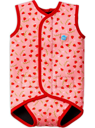 Splash About Baby neoprén-kombi - Strawberry Field Vel. M (6-18 měs.)
