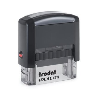 Razítko "Ideal 4911", černá, černý polštářek, TRODAT P2IDEAL4911