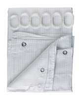 ZAC WHITE Zasłona prysznicowa180x180cm 12oczek