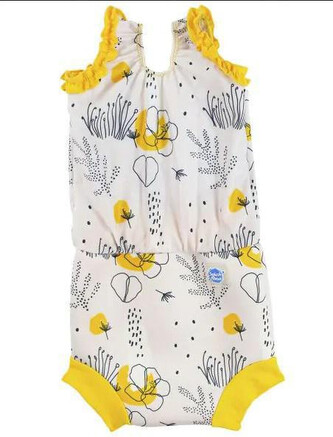 Splash About Plavky Happy Nappy kostýmek - Louka Vel. L (6-14 měs.)