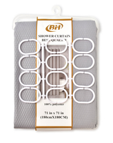 ZAC GREY Zasłona prysznicowa 180x180cm
