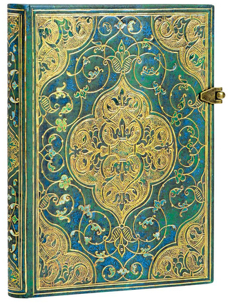 Notes Turquoise Chronicles Midi w linię, Paperblanks
