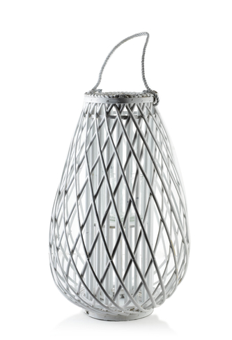 LUCIE WHITE Lampion 20x40xh60cm