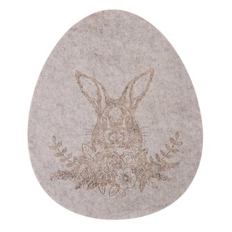 Velikonoční prostírání | ALPERA | s králíkem béžová | 36x30 cm | 884448