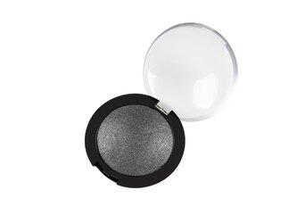 Minerální Zapékaný Oční Stín 16 - Tmavá Kouřová s Elegantním Stříbrným Třpytem