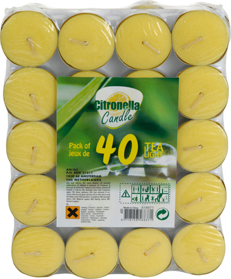 TEALIGHTY 40 SZT CITRONELLA