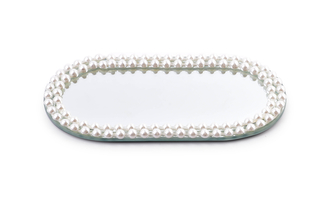 MARGOT PEARL Podstawka art.dekoracyjny 20x10xh1cm