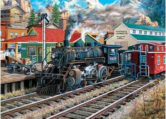 EUROGRAPHICS Puzzle Stará vlaková stanice 1000 dílků