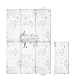 CEBA 305-120-608 Składana mata do przewijania 60x40 Lolly Polly Peacock* WYPRZEDAŻ !