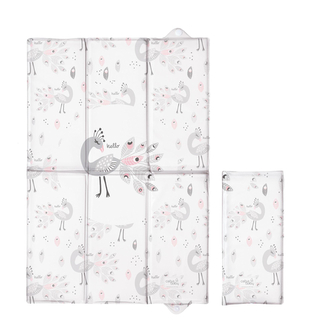 CEBA 305-120-608 Składana mata do przewijania 60x40 Lolly Polly Peacock* WYPRZEDAŻ !