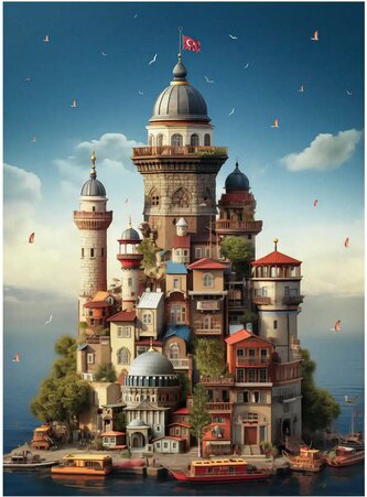 ANATOLIAN Puzzle Panenská věž 1000 dílků