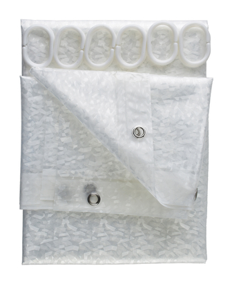 ZAC PATTERN Zasłona prysznicowa 180x180cm