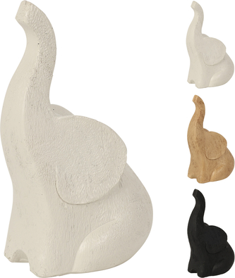 FIGURA SŁOŃ 17CM 3 kolory