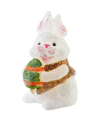 Świeca ZAJĄC figurka 10x13cmbiała