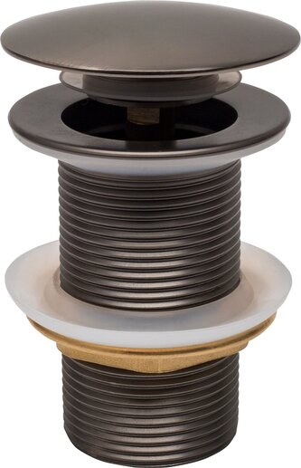 Výpusť pro umyvadla bez přepadu MEXEN DARJA klik-klak grafit