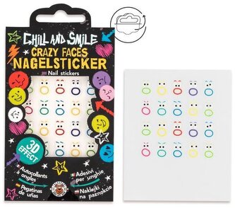 Naklejki na paznokcie, 20 sztuk CHILL & SMILE, Trendhaus