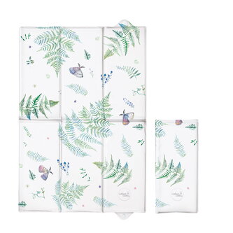 CEBA 305-123-653 Składana mata do przewijania 60x40 Watercolor World Polypody* WYPRZEDAŻ !