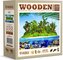 WOODEN CITY Dřevěné puzzle Exotický ostrov pokladů 200 dílků