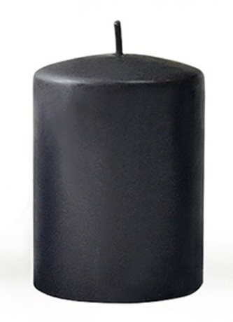 Świeca CLASSIC CANDLES Walec duży 7x17,5cm parafinowa czarna