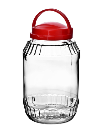 BASIC KITCHEN Słój 3,1L z uchwytem15xh26,5cm