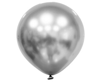 Balony Decomex luster Silver 100szt